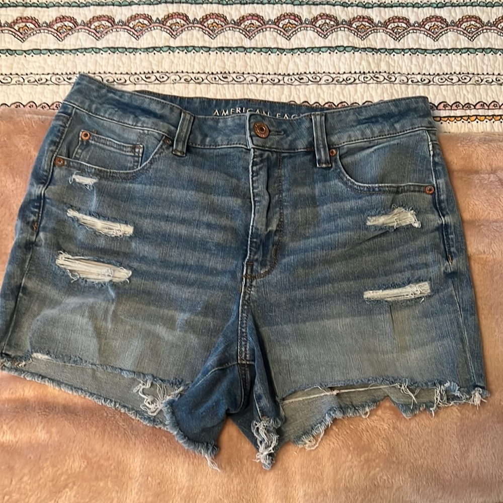 AE “dream” stretch denim shorts